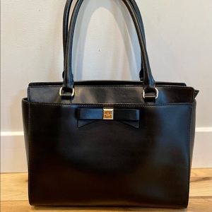 Moderately used Black Kate Spade Bow Tote